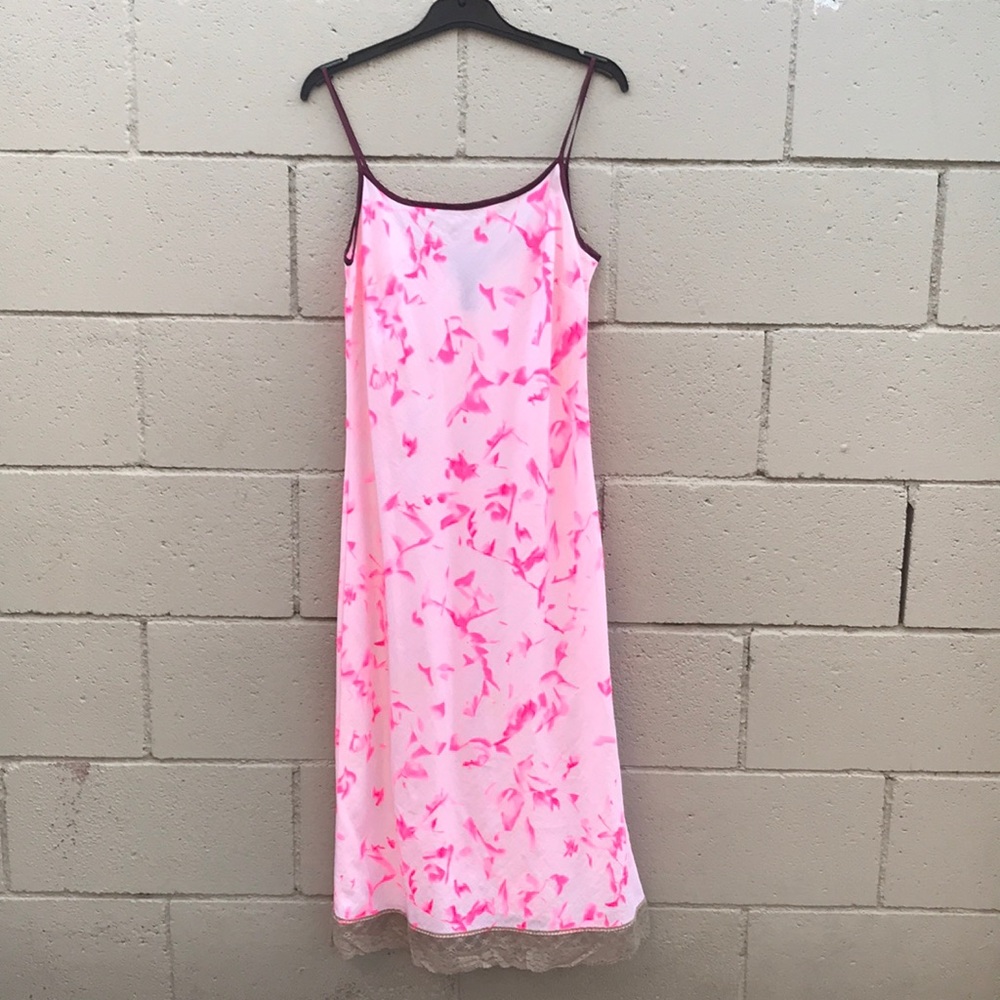 DKNY Jeans slip dress w/lace at bottom lightweight